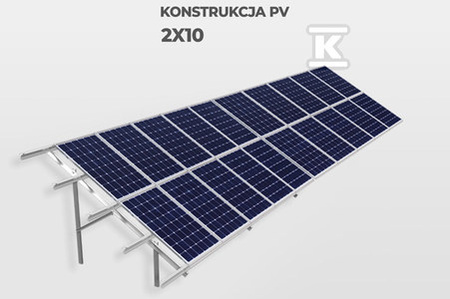 KONSTRUKCJA W-V2G2-25° 10KW PANEL 500W