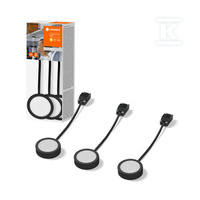 OPR.SZAF.LED SPOT PUCK 65MM 3 X 3W BL