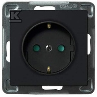 GN.1-KR.Z/U SCHUKO PRZ.CZARNY MET.SONATA