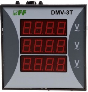 DMV-3T CYFR.WSKAŹ.NAPIĘCIA 3-F.