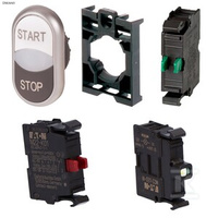 PRZYC.PODŚW.CZARNY START/STOP 24V