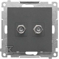 GN.2-KR.ANTEN."F" GRAFIT.MAT SIMON55