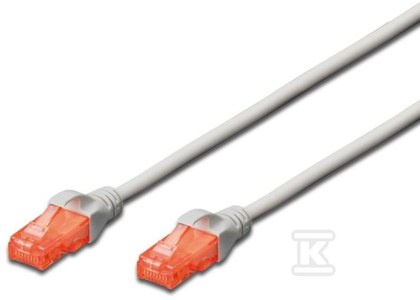PATCH CORD RJ45/RJ45 U/UTP KAT.6 1M