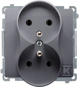 BMGZ2MZ.01/43 GNIAZDO BASIC SREBRO MAT