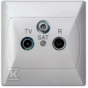 GN.RTV-SAT KONCOWE AKCENT BIAŁY