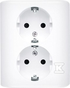 EGSZ2PZ/11 GNIAZDO SIMON54 BIAŁY