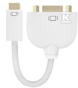ADAPTER MINI DVI MĘSKA VGA ŻEŃSKA 0.1