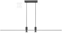 OP.ZWIE.V-TAC 19W LED CZARNA