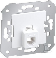 GN.TELEF.4 STYKI RJ11 BIAŁE