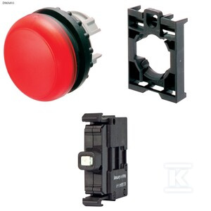 LAMP.SYGNAL.PŁASKA CZERWONA 230V
