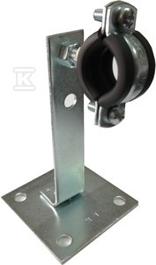 UCHWYT Z PŁYTKĄ DO PROWADZENIA RURY