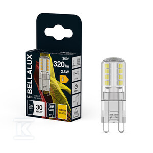 ŻAR.LED BELX PIN G9 2.6W 827 CLR