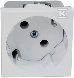 QS 45X45_HB QS 45X45 HB - SCHUKO, BIAŁE