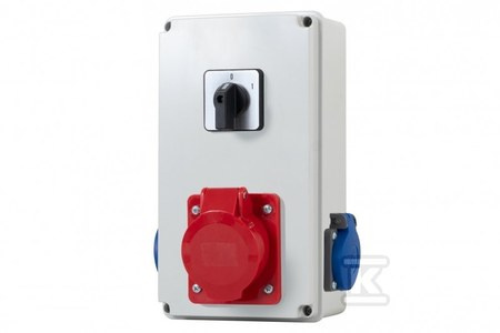 ROZ.BICO 16/5 2X230V 0/1(16A)