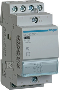 STYCZNIK CICHY 24VDC 4NO 25A AC-7A/B