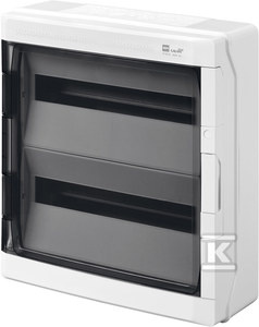 ROZDZ.N/T 2X18M IP65 DRZW.TRANSP.GALANT+