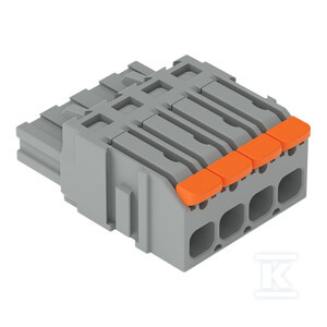 GNIAZDO 1-PRZE.DŹWI.PUSH-IN CA.CLAMP®,