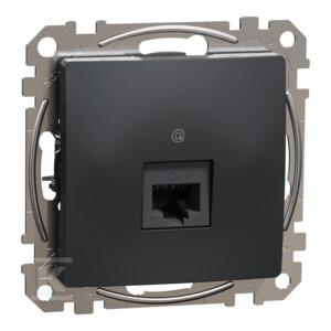 GN.KOMP.RJ45 5UTP CZARNY ANTRA.SEDNA DES