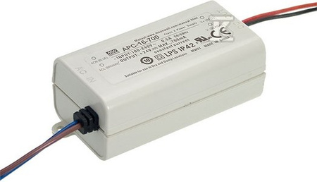 ZASILACZ LED APC-16-700, 16W 9~24V 0.7A