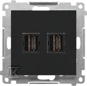GN.2-KR.HDMI CZARNY MAT SIMON55