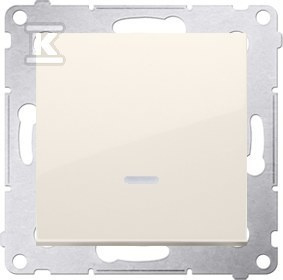 DP1AL.01/41 PRZYCISK SIMON54 KREMOWY