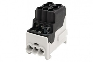 BLOK ROZ.DBR 100A 2X25/6X10 CZARNY