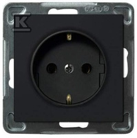 GN.1-KR.Z/U SCHUKO CZARNY MET.SONATA