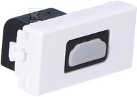 PŁYT.K45/2 HDMI-HDMI 22,5X45 BIEL