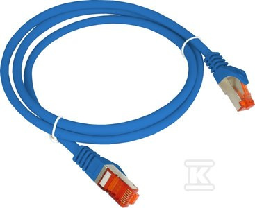 PATCH-CORD F/UTP KAT.6 PVC 2.0M NIEBIESK