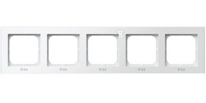 RAMKA 5-KR.ŁĄCZ.IP44 BIAŁY SONATA