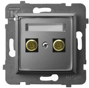 GN.1-KR.GŁOŚNIK 6MM2 SZARY MAT ARIA