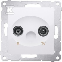 GN.ANT.RTV KOŃC.1DB +RAM.IP44 BI.SIMON5