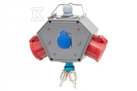 ROZ.POLYBOX GN 2X16/5 230V+ 3XAIR