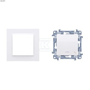 ŁĄCZ.SCHODOWY PODŚW.BIAŁY+RAMKA SIMO