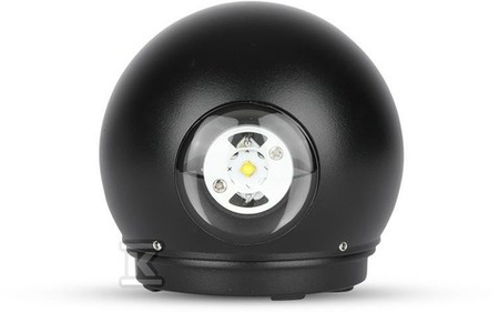KINKIET LED VT-836 6W 3000K CZARNY