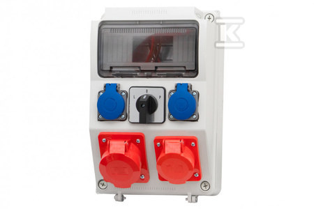 ROZ.CAJA 9M 2X32/5 2X230V L/P(32A)