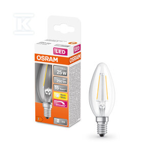 ŻAR.LED DIM 2.8W 827 CLR E14