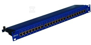 PANEL 19" 24XRJ45 STP KAT.6 1U Z PÓŁ.N
