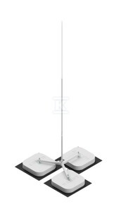 M.WOLNOST.NA MAŁYM 3-NOGU:H=2,5M OC/AL.