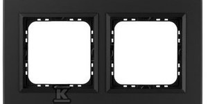 RAMKA 2-KR.CZARNE SZK.SZRONIONE SONATA