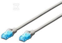 PATCH CORD RJ45/RJ45 U/UTP KAT.5E 0,5M