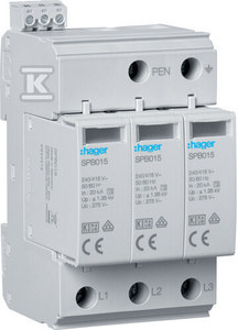 SPD T2 3P SIE.TN-C IN=20KA IMAX=40KA UP?