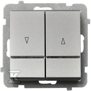 ŁĄCZ.ŻALUZJOWY PODŚ.N.SREBRO MAT SON