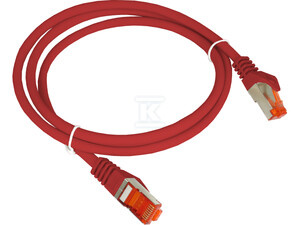 PATCH-CORD F/UTP KAT.6 PVC 3.0M CZERWONY
