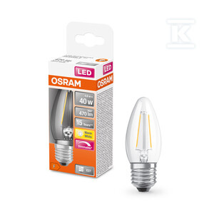 ŻAR.LED DIM 4.8W 827 CLR E27