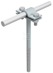 UCHWYT NA DRUT WKRĘCANY: H=12CM /OC/