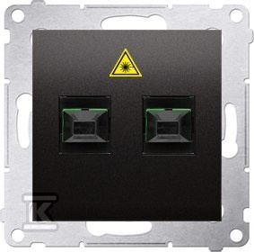 DGS2.01/48 GNIAZDO SIMON54 ANTRACYT