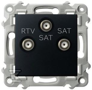 GN.RTV-SAT 2 WEJ.SAT. CZARNY META.SZAFIR