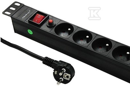 LISTWA ZASILAJĄCA 19" 1U 16A PDU 6XFREN