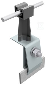 UCHWYT ZE SŁUPKIEM NA FELC: CZARNY TW/O